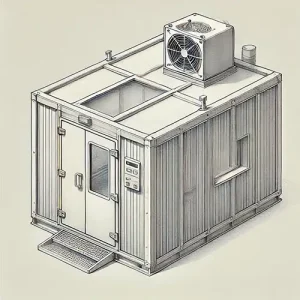 Air filtratioAir filtration in Enclosed-Finishing-Boothn in Enclosed-Finishing-Booth