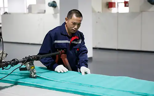 air filter manufacturing site and equipment