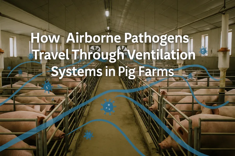 Pathogens in Pig Farms Ventilation Spread, Risks & Solutions