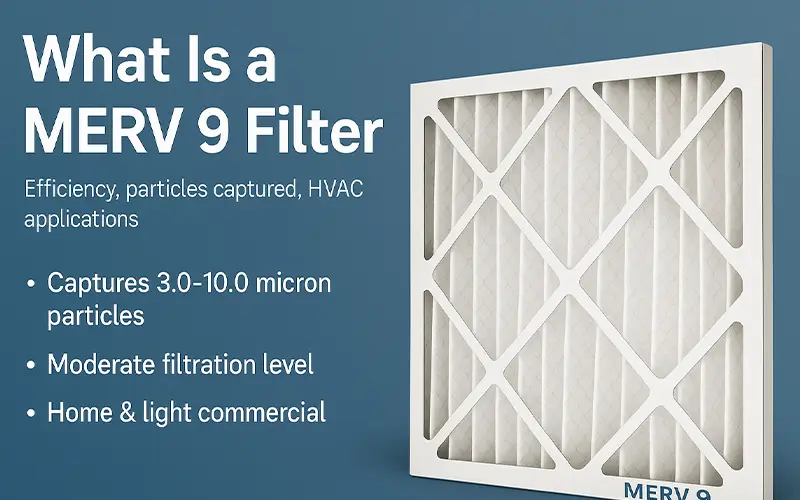 What Is a MERV 9 Air Filter and How Does It Work
