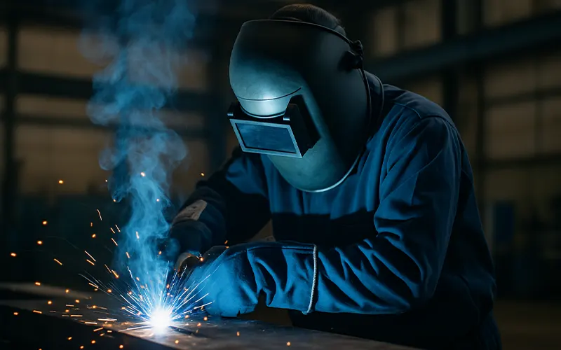 Come i filtri d'aria catturano le particelle metalliche ultrafini nelle officine di saldatura