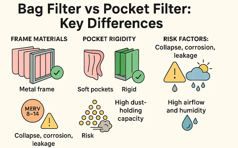 La Differenza tra Filtri a Tasca e Filtri a Manicotto: Una Guida Completa