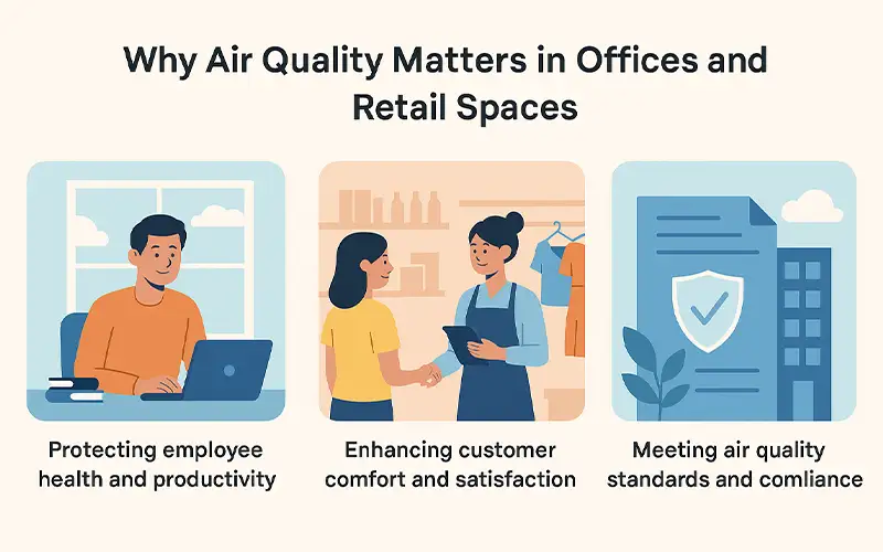 I Migliori Filtri d'Aria Commerciali per Uffici e Spazi Commerciali 2025