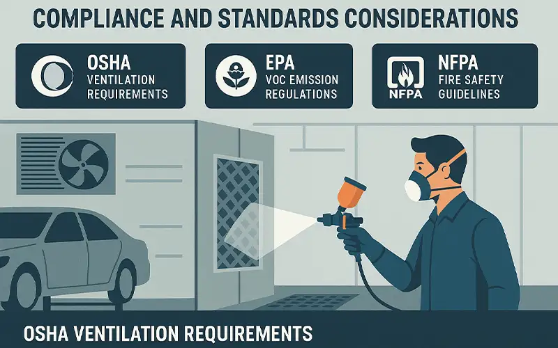 Crossdraft vs Downdraft: Guida al Flusso d'Aria nelle Cabine di Verniciatura