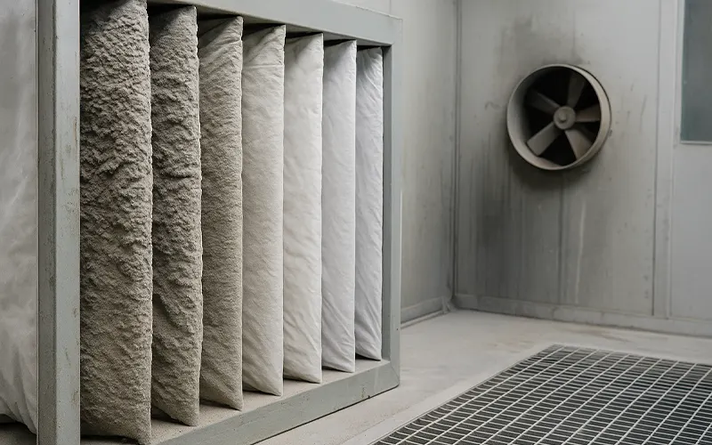 Con quale frequenza sostituire i filtri delle cabine di verniciatura?