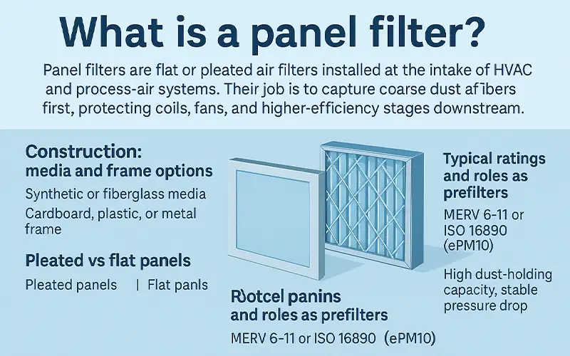 Prima linea di difesa: filtri a pannello per protezione HVAC