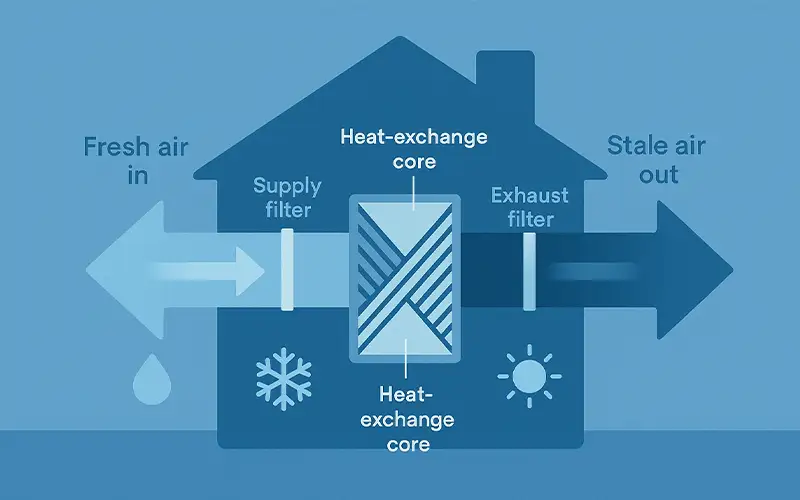 Sistema di Ventilazione con Recupero di Calore HRV: Guida Completa