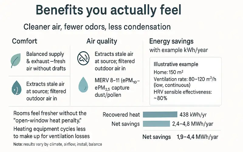Sistema di Ventilazione con Recupero di Calore HRV: Guida Completa