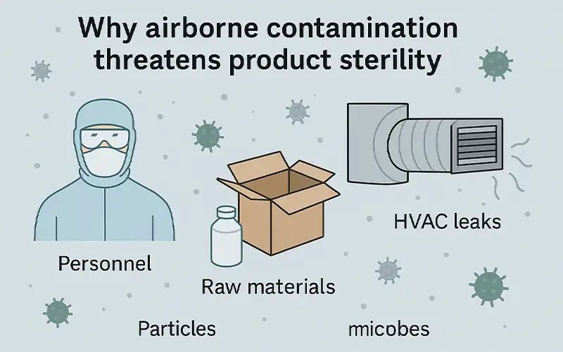 Come la Filtrazione dell'Aria Preserva la Sterilità del Prodotto nelle Cleanroom Farmaceutiche
