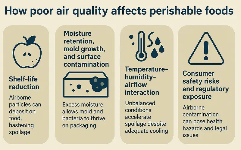 Perché la Filtrazione dell'Aria è Cruciale nel Trasporto di Alimenti a Catena del Freddo