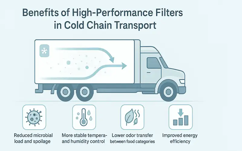 Perché la Filtrazione dell'Aria è Cruciale nel Trasporto di Alimenti a Catena del Freddo