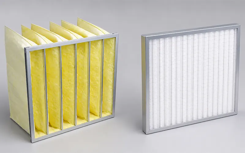 Confronto tra filtri a pannello e filtri a tasche per HVAC commerciale
