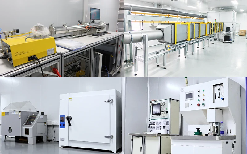 Apparecchiature di prova per filtri aria e controllo qualità nel laboratorio Clean-Link