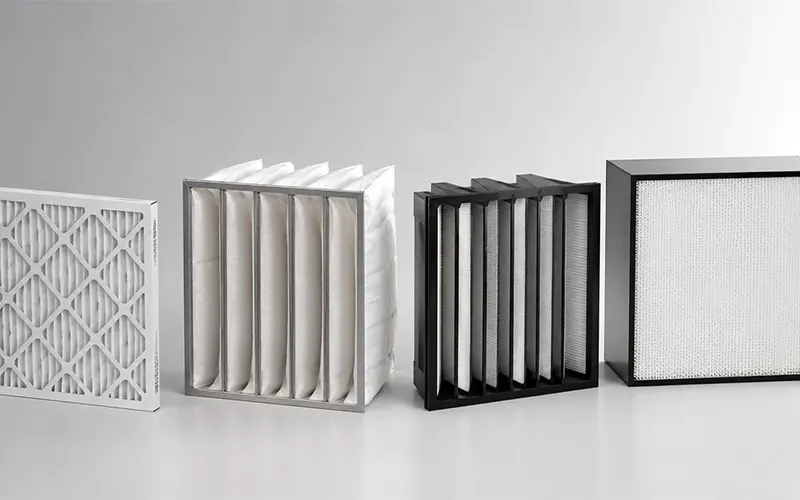 Diversi prodotti di filtrazione dell’aria per sistemi HVAC e ambienti controllati