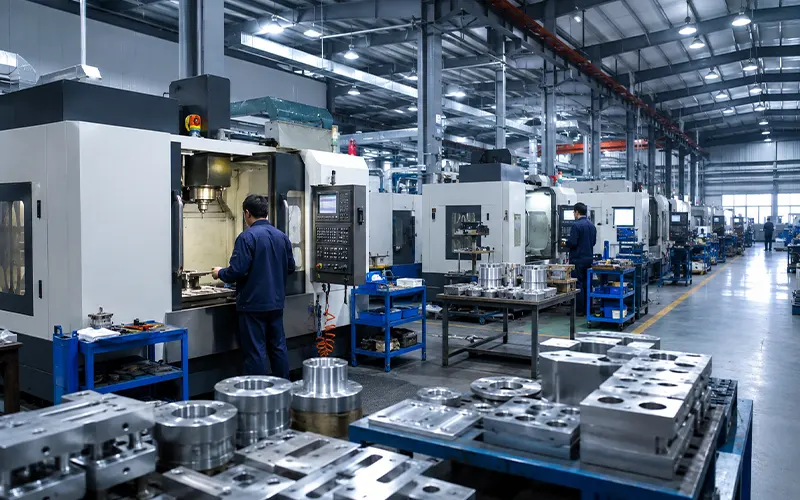 Impianto di lavorazione dei metalli con soluzioni di filtrazione dell’aria industriale